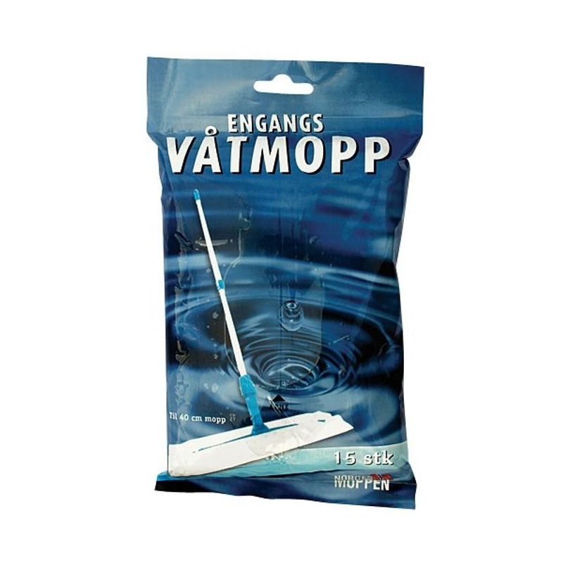 Engangs våtmopp  40cm