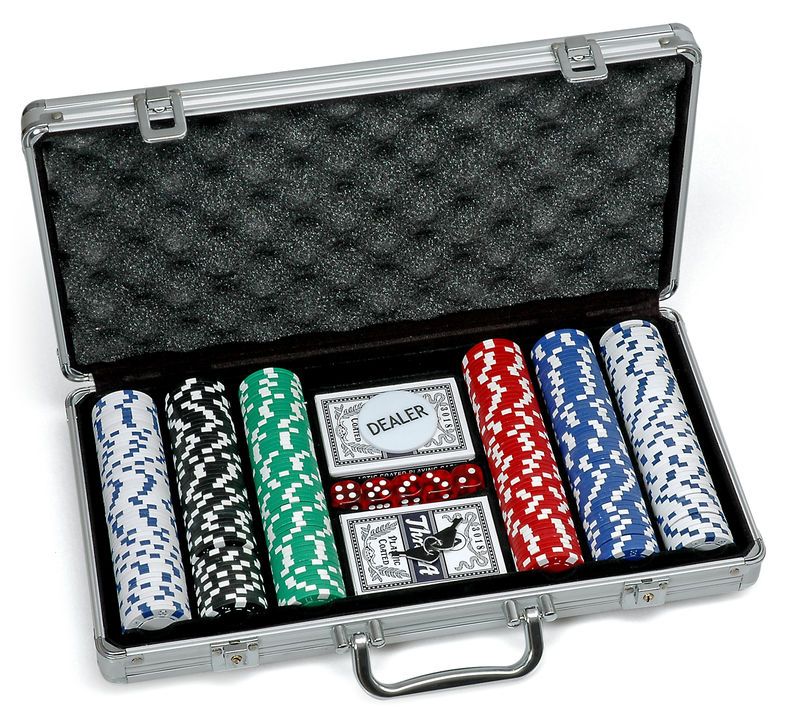 POKERSETT I ALU.KOFFERT