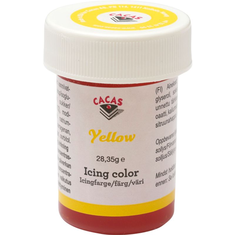 Icingfarge Gul Cacas