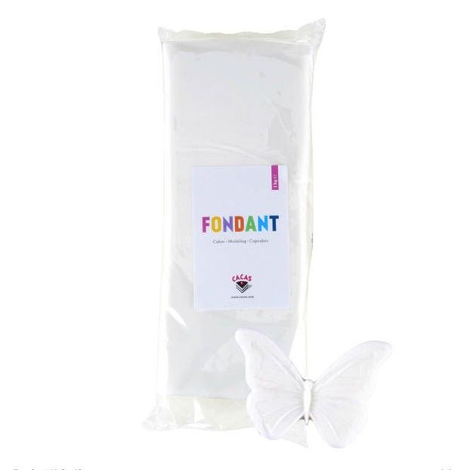 Hovedbilde Fondant Cacas Hvit, 1kg
