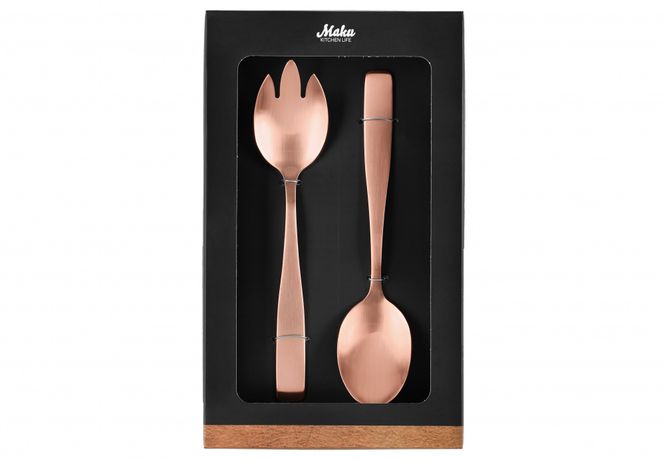 Hovedbilde Maku Salatbestikk rosegull