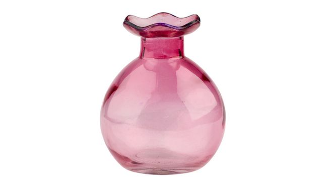 Hovedbilde Vase glass Mance rosa 11cm