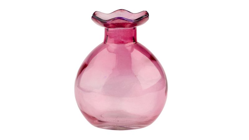 Vase glass Mance rosa 11cm