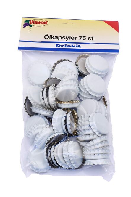 Hovedbilde Ølkapsler hvit 75pk