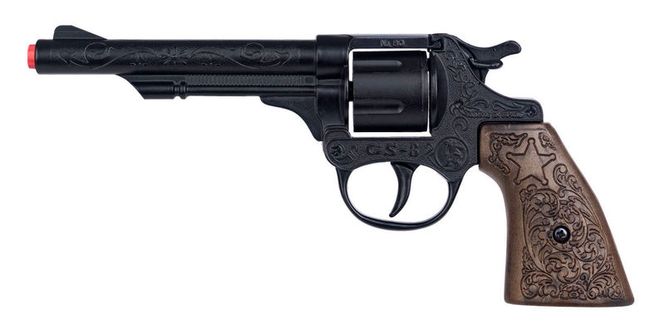 Hovedbilde Pistol Gonher Cowboy 8 skudd, metall