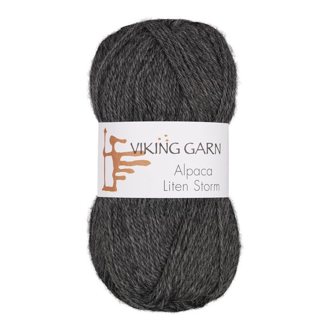 Hovedbilde Alpaca liten storm grå 715