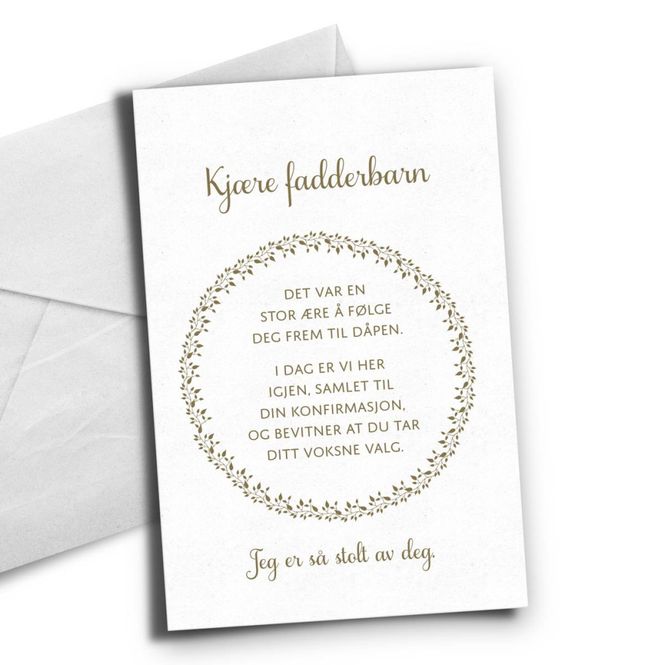 Hovedbilde Kort Fadderbarn