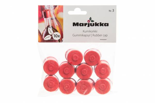 Flaskekork gummihette til flasker 10pk