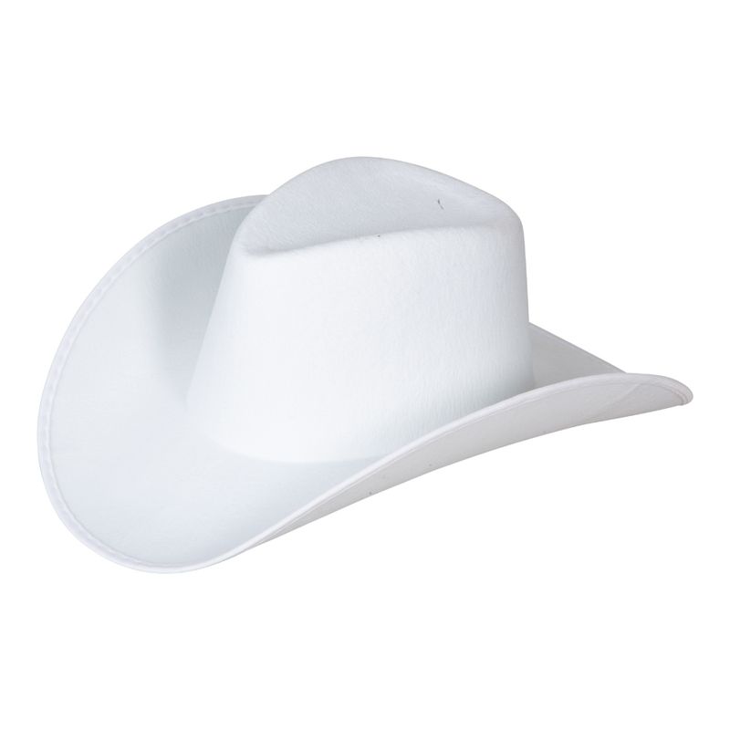 Cowboyhatt Hvit 