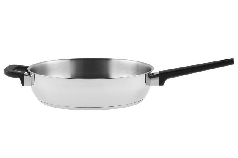 Stekepanne i rustfritt stål med lokk 28cm Maku Ease