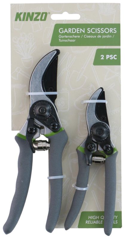 Hagesakser 21cm og 16cm 2pk