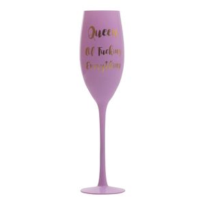 Hovedbilde Champagneglass rosa Queen
