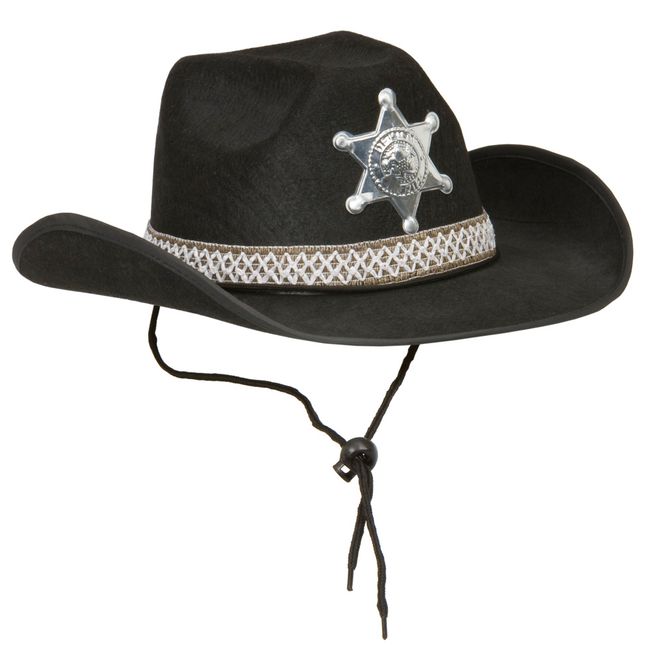 Hovedbilde Sheriffhatt Sort