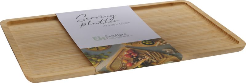 Serveringsbrett bambus 43x25cm