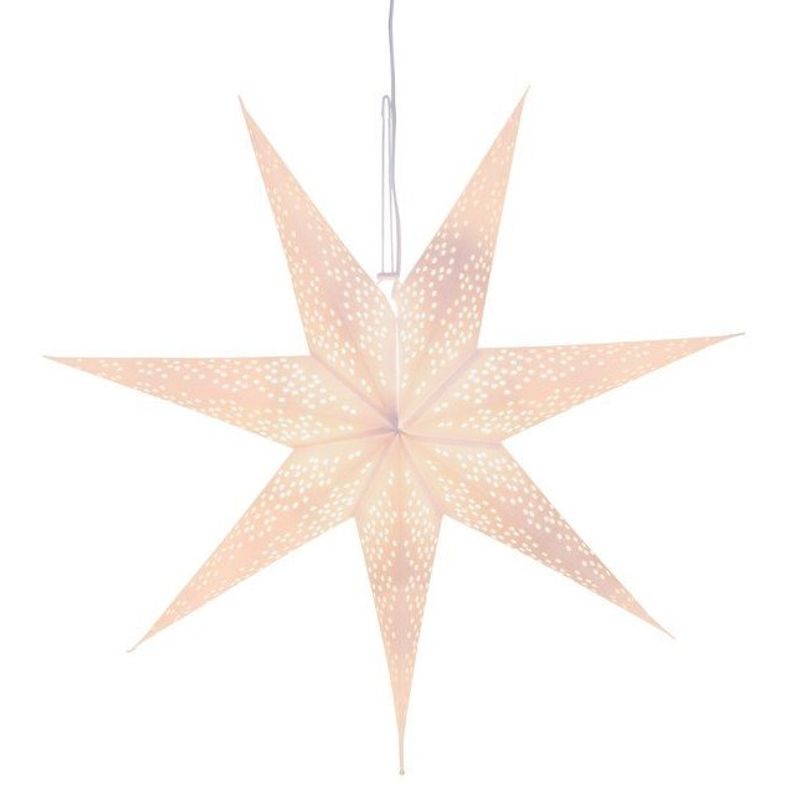 Advent Papirstjerne hvit Ø: 75cm