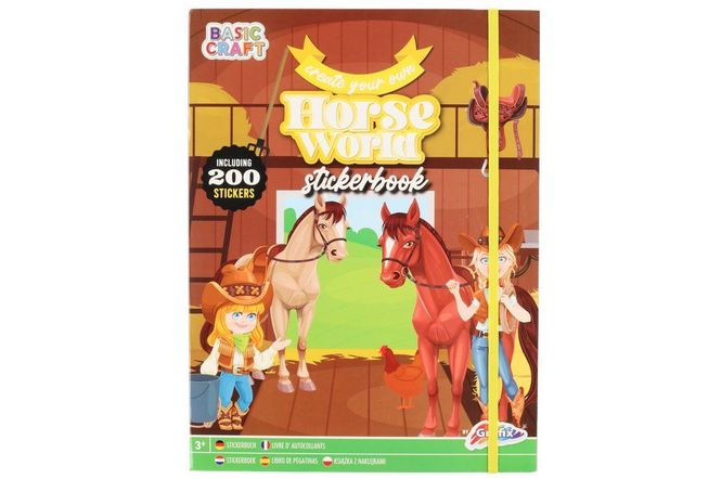 Hovedbilde Stickers bok hest