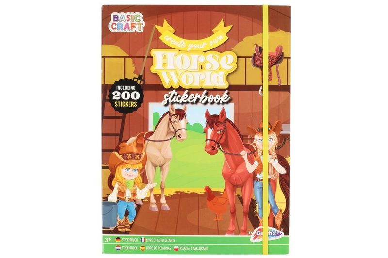 Stickers bok hest