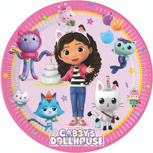 Hovedbilde Papptallerken Gabbys Dollhouse 23cm 8pk