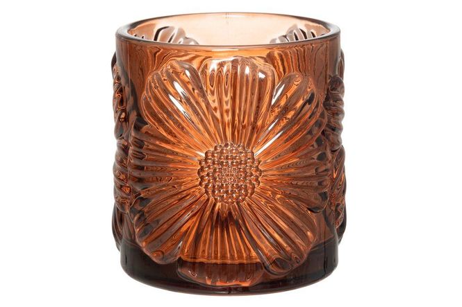 Hovedbilde Lysglass Flora brun