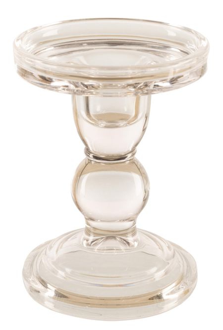 Hovedbilde Lysestake kubbelys klar 11cm