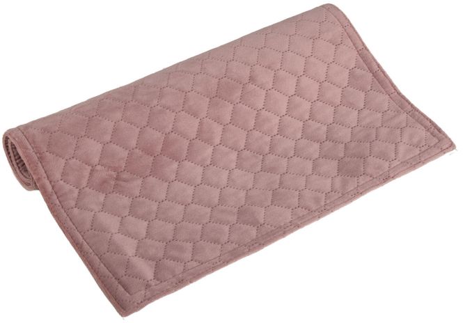 Hovedbilde Brikke bikube velur rosa 33x45cm