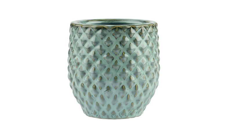 Blomsterpotte 12cm aqua
