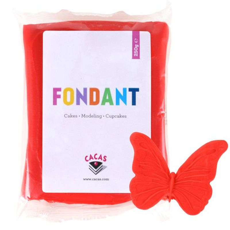 Fondant Cacas Rød