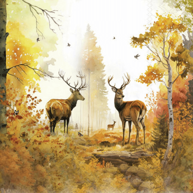 Hovedbilde Kaffe servietter Autumn Forest