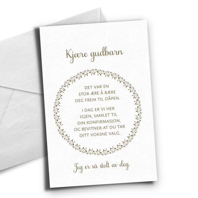 Hovedbilde Kort Gudbarn