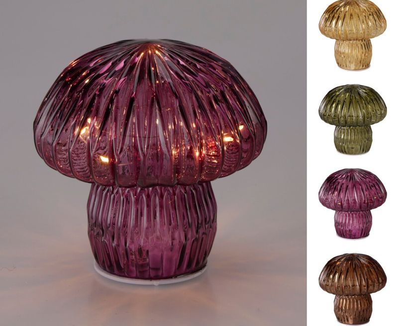 Sopp glass LED 15cm