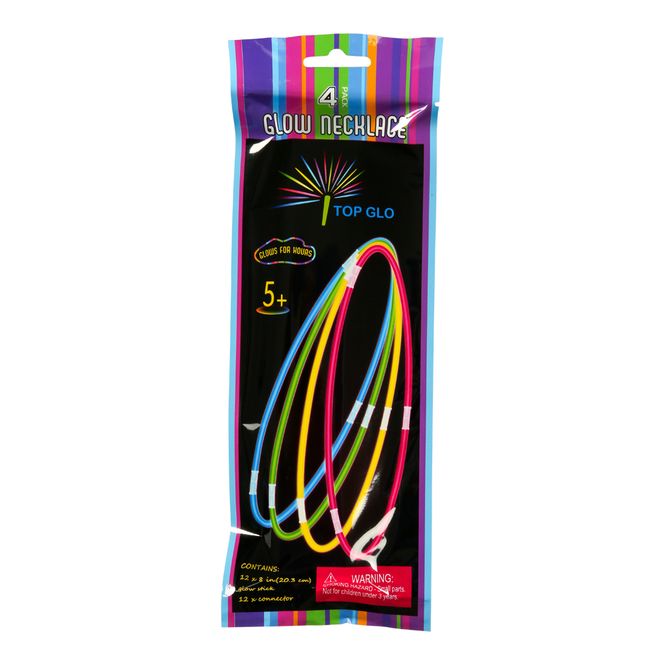 Hovedbilde Glow halsbånd 4pk