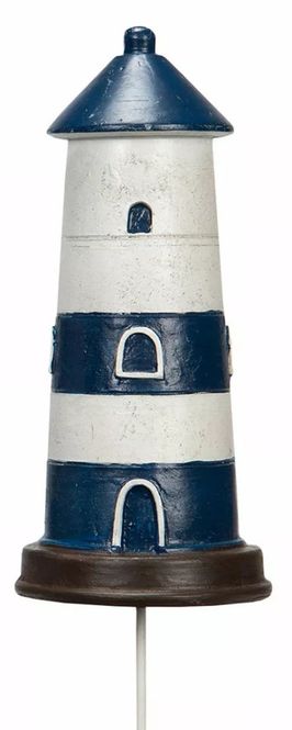 Hovedbilde Fyrtårn på pinne Ø5x11cm Blå