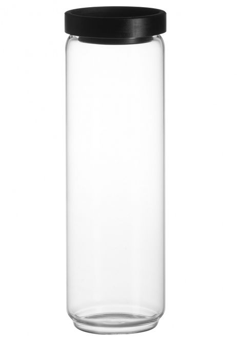 Hovedbilde Maku Glasskrukke med sort bambuslokk 1.65L 