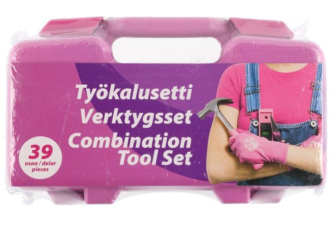 Hovedbilde Verktøysett Rosa