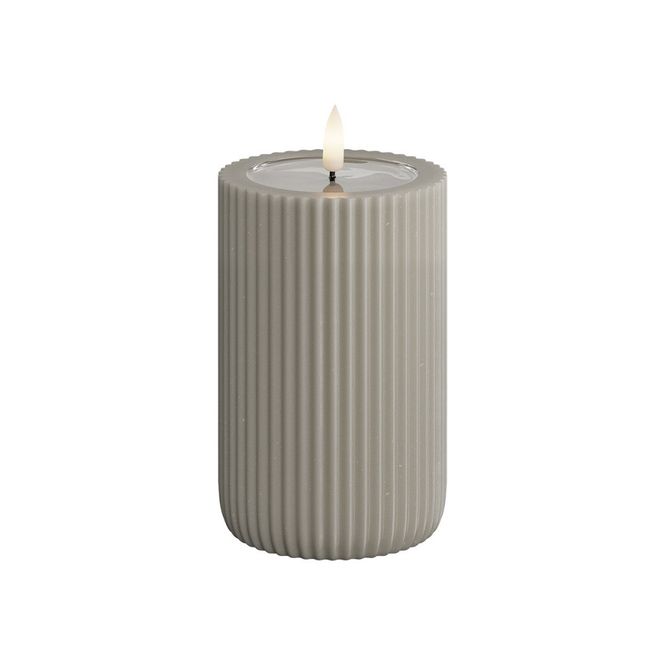 Hovedbilde Rillelys led Solid Stripe 8x12.5cm Sand