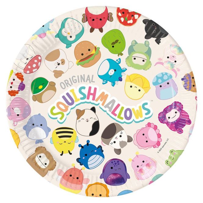 Hovedbilde Papptallerken Squishmallows 23cm 8pk