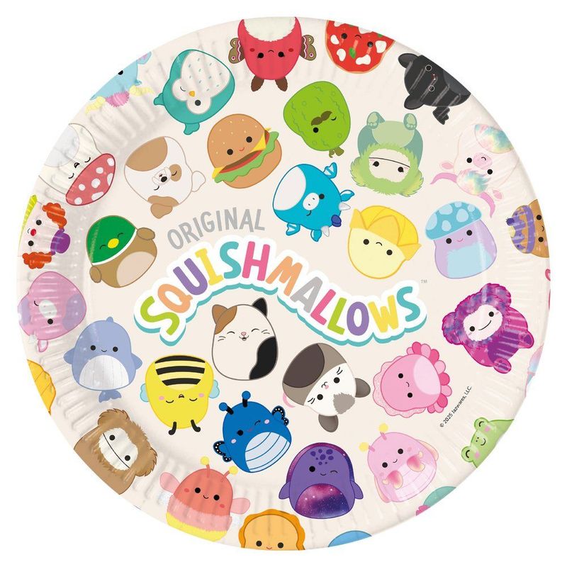 Papptallerken Squishmallows 23cm 8pk
