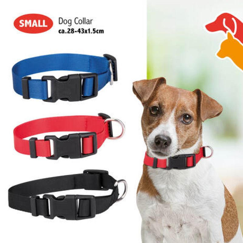 Halsbånd til hund Small 28-43x1.5cm