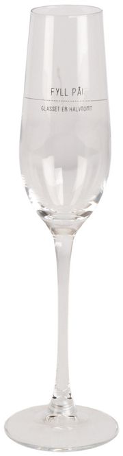 Hovedbilde Champagneglass Fyll på