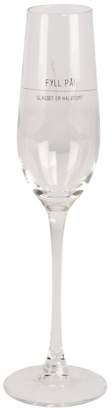 Champagneglass Fyll på