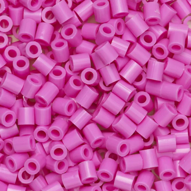 Hovedbilde Rørperler Midi 1000 stk. rosa