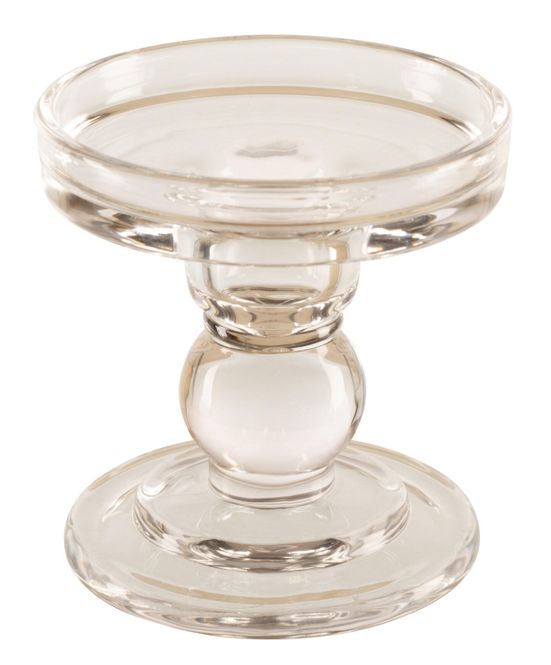 Hovedbilde Lysestake kubbelys klar 8,5cm