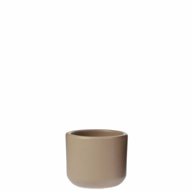 Hovedbilde Vidar minipotte 7.5x7cm lingrå matt