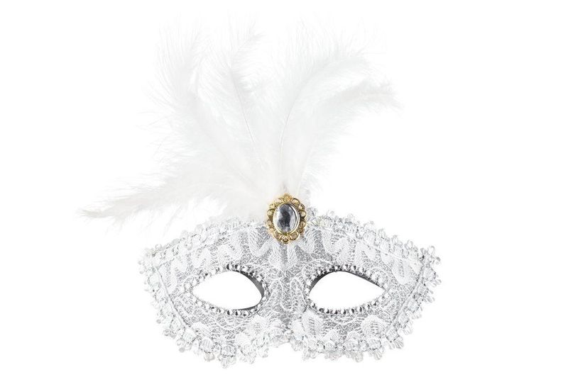 Maskerade maske 2 ass farger
