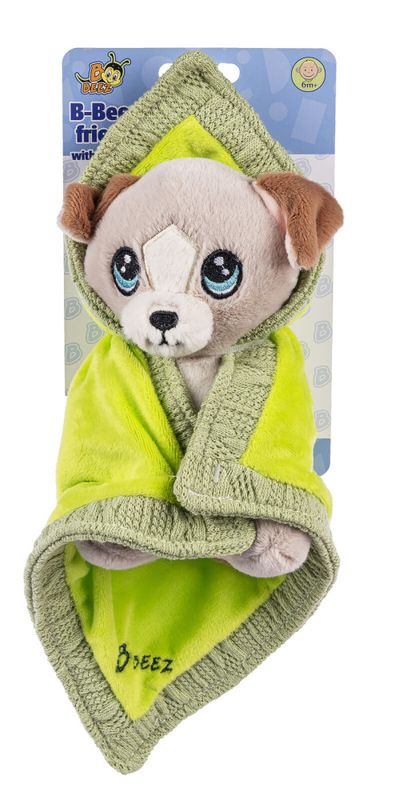 Bamse med teppe 20cm