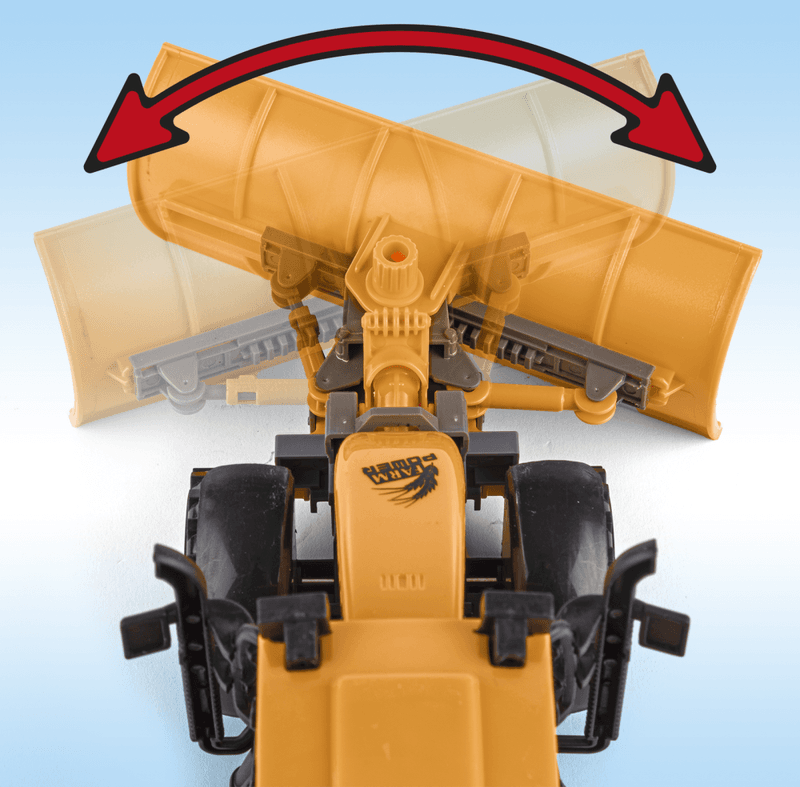 Traktor med skjær og saltspreder 29cm